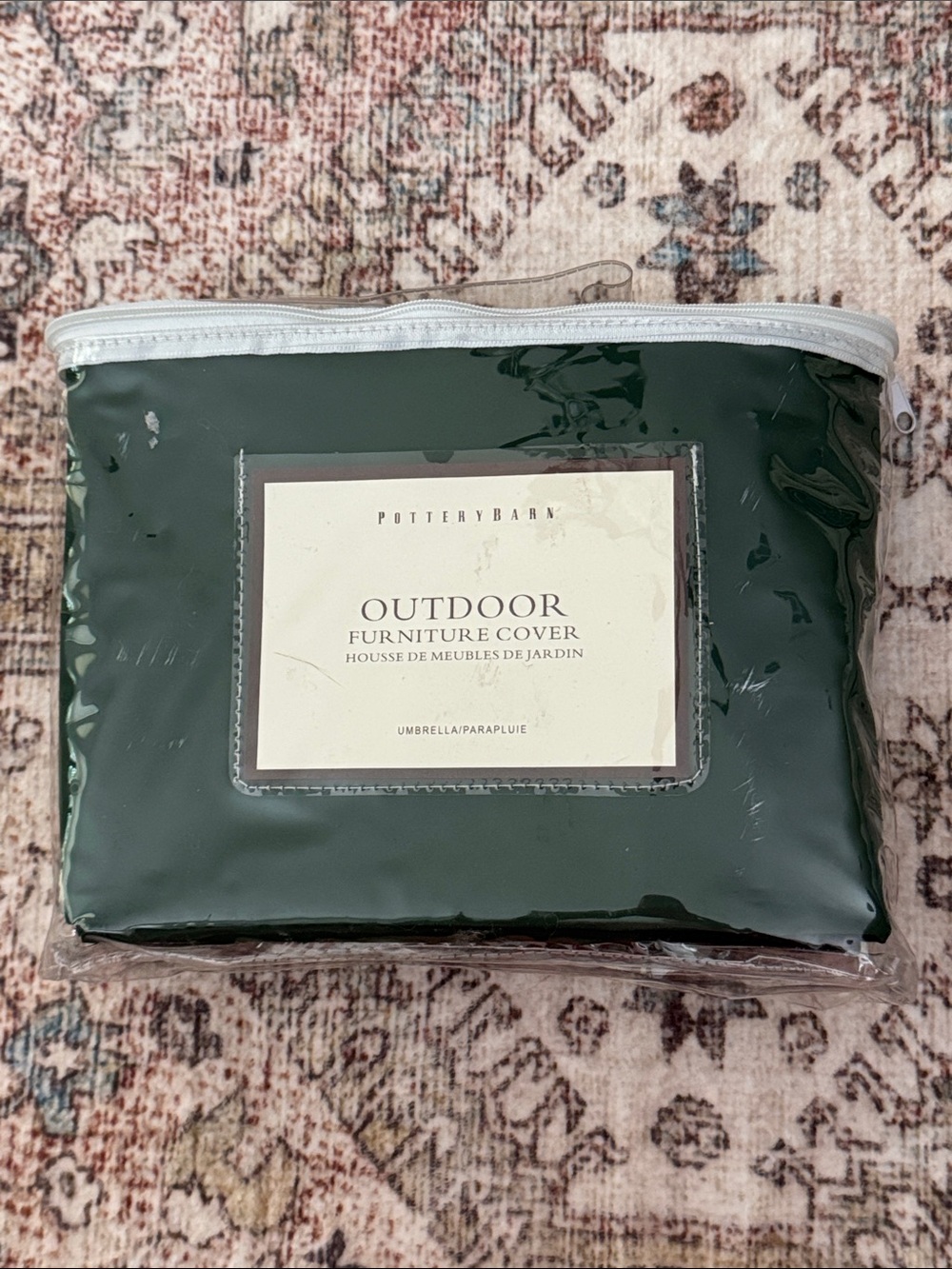 New Pottery Barn 6 ft Poly Canvas umbrella cover